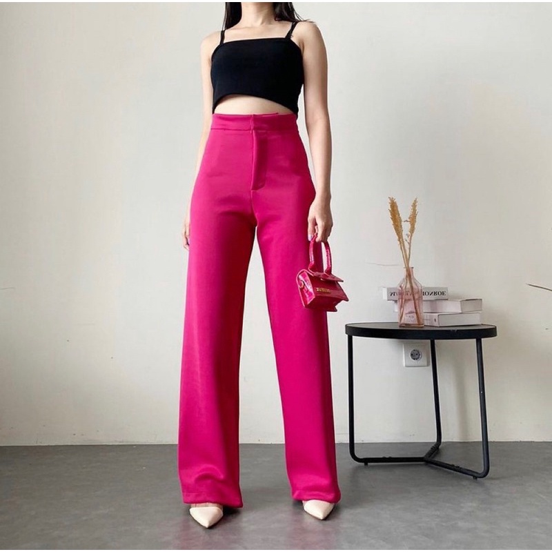 Elfashion • Kulot Scuba Pants | Gea Pants 2267