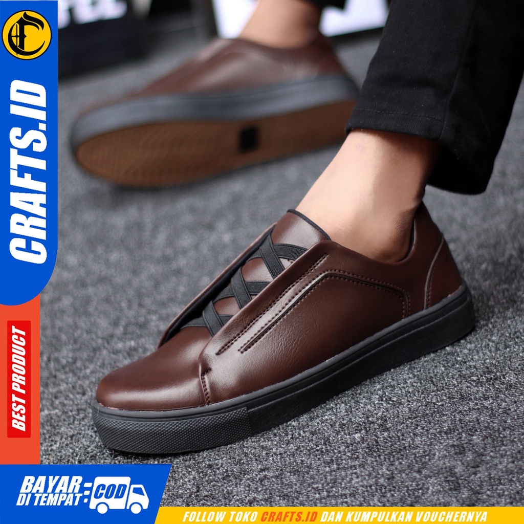 CRAFTS Tiagos - Sepatu Casual Sneakers Original Kerja Pria