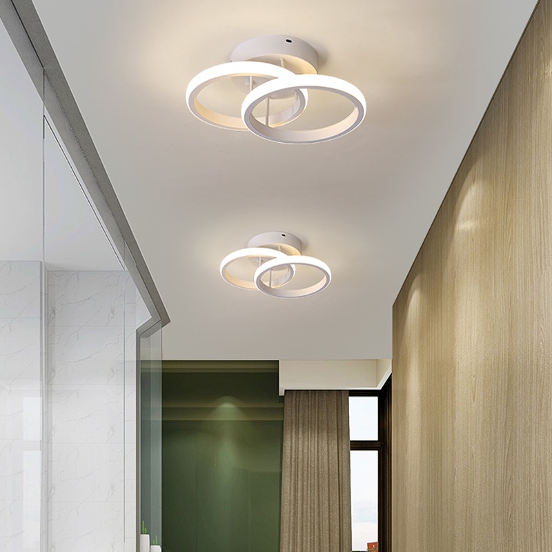Golden LED Lampu Plafon 3Warna LED Ceiling Light Lampu Hias Rumah Ruang Tamu Kamar Minimalis KJ014 P