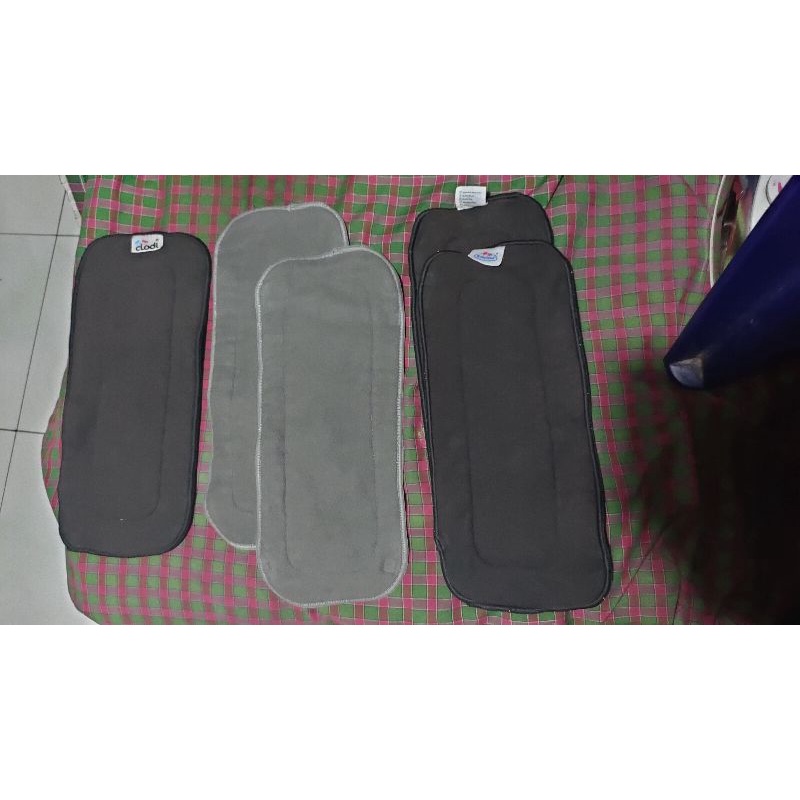 Preloved pl second insert clodi babyland bamboo, insert pempem