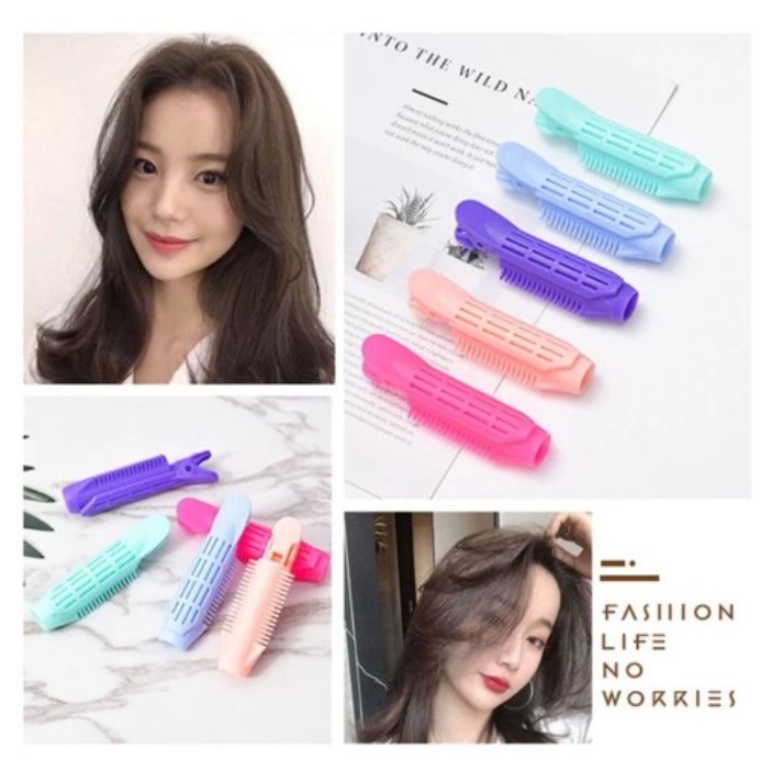 BAJ Roll Rambut Jepit Korea Hair Gulung Jepitan Clip Volumizing Hair Poni Roller Blow Keriting Curly IR056