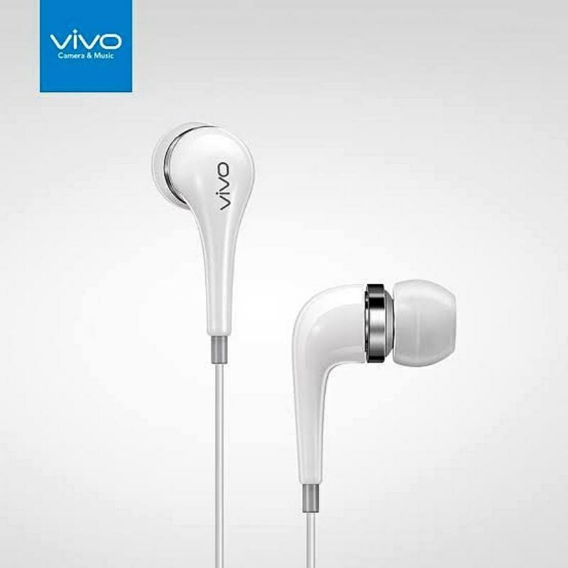 [XE 600I] Headset vivo original bass stereo Earphone vivo Y20 Y30 Y50