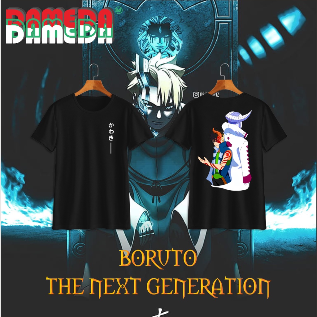 [TERLENGKAP] KAOS ANIME MOMOSHIKI X BORUTO X KAWAKI