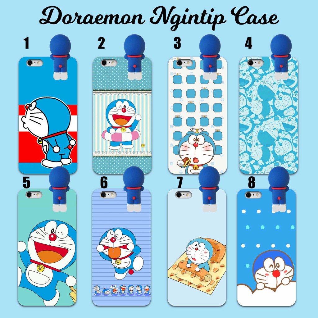 [SILIKON] case casing doraemon cute oppo vivo redmi realme asus samsung iphone