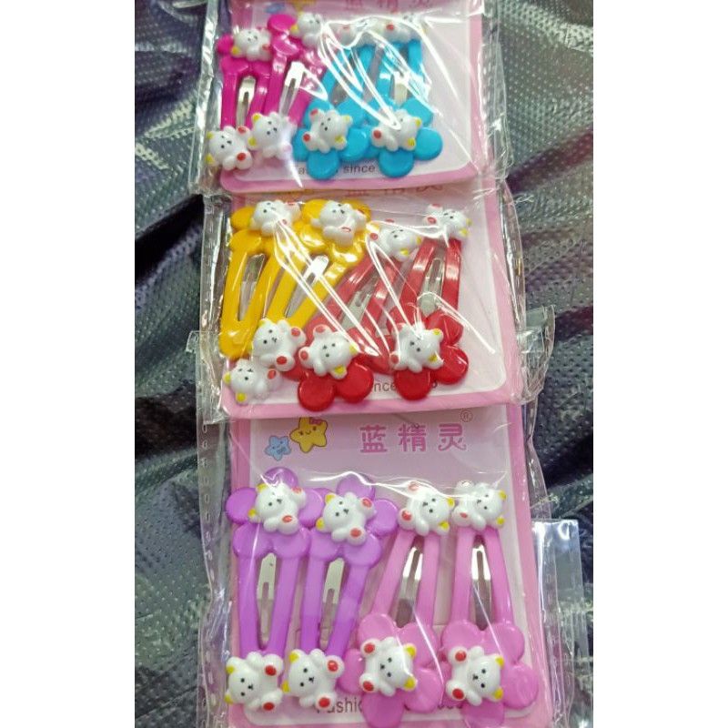 Jepit rambut tiptop isi 24 pcs mix kart(1papan)