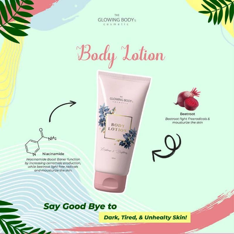 Body Lotion Mencerahkan The Glowing Body