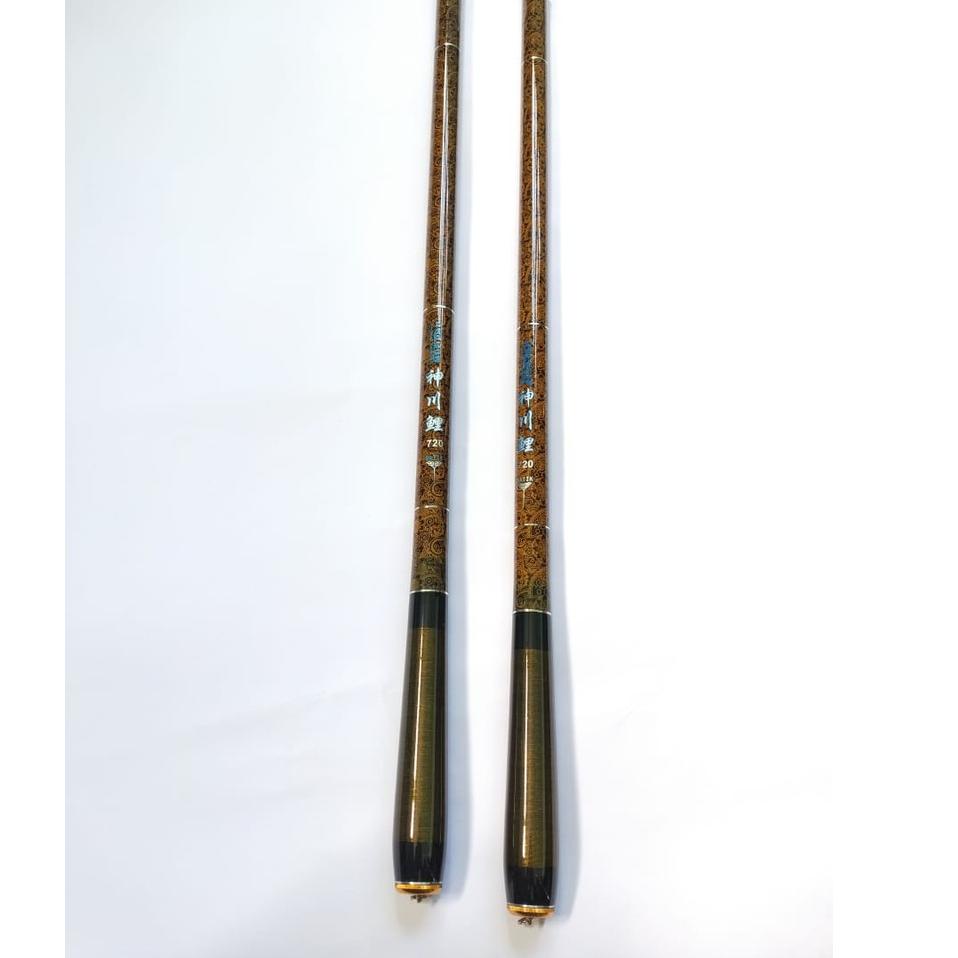 {KPN.25Au22o} Joran Tegek Oregon Batik 360 450 540 630 720 Cm Carbon Material  Fishing Rod