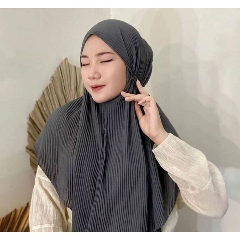 JILBAB BERGO MARYAM PLISKET FULL / BERGO MARYAM PLISKET LIDI PREMIUM