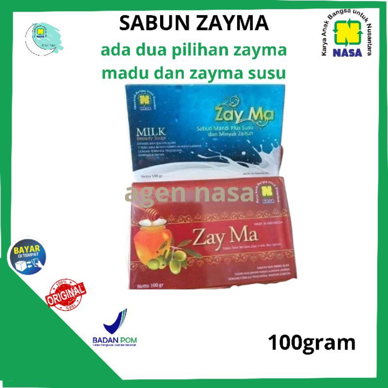 Zay Ma Sabun Lulur Madu - Zayma Nasa - Zayma Madu Nasa