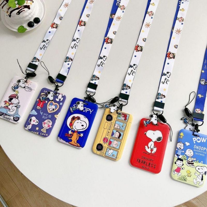 READY n LENGKAP lanyard SNOOPY/MICKEY/DUMBO/POKEMON/STITCH/POOH gantungan tali hp gantungan id card 