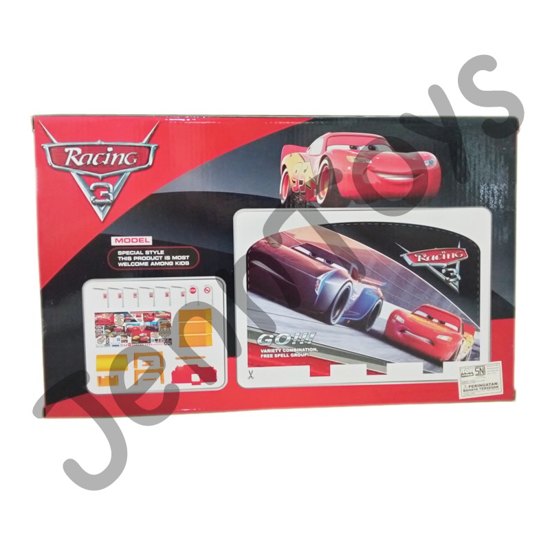 JennToys - Mainan Anak Mainan Import Mainan mobil cars parking playset garage play set - RACING 3