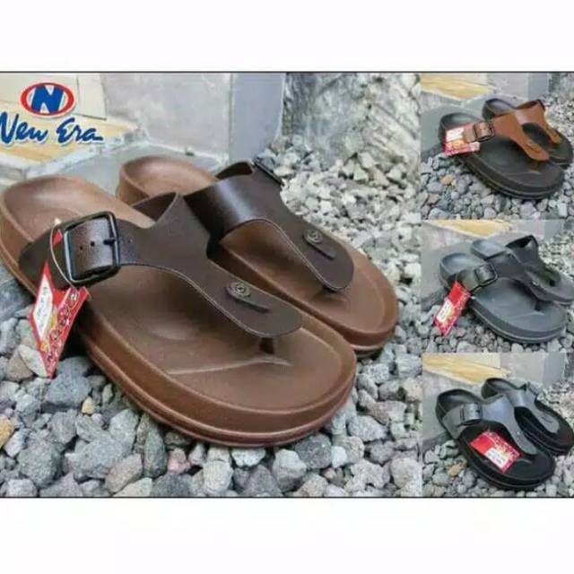 Sandal new era pria/sandal karet pria