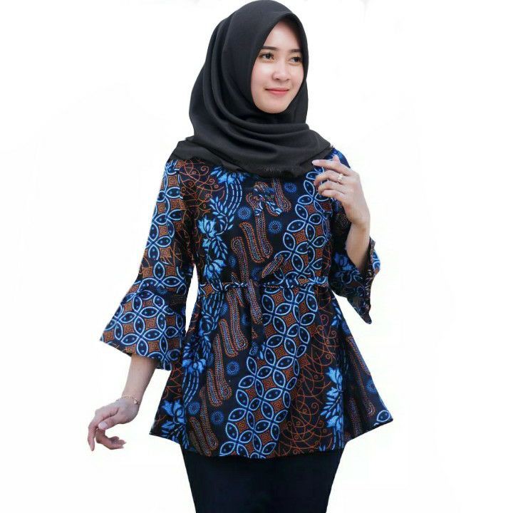 Maura Couple - Sania Ruffle Batik Couple Ori Ndoro Jowi DNT Garansi Termurah Shopee - Couple kawong-3