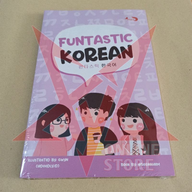 Buku Funtastic Korean Gwyn Borassaem Belajar Bahasa Korea Shopee Indonesia