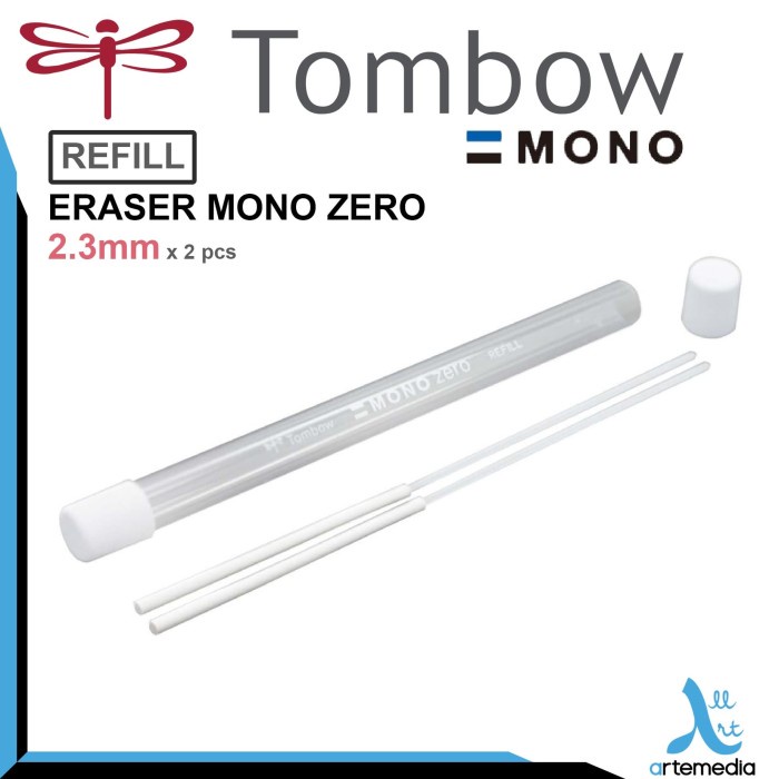 

TULIS-ALAT- TOMBOW REFILL ERASER MONO ZERO - 2.5X5MM -ALAT-TULIS.