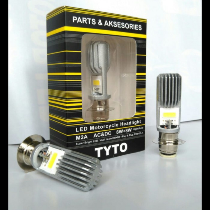 TERLARIS Lampu LED Motor 2 Sisi Socket H6 M2A