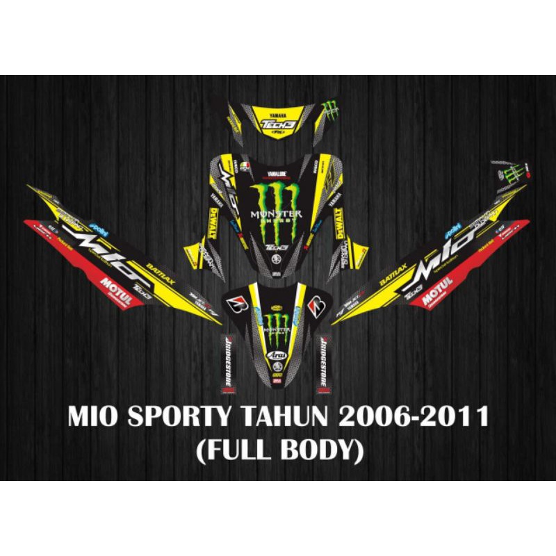 stiker striping decal variasi MIO SPORTY.thn.2006-2011 (full body)