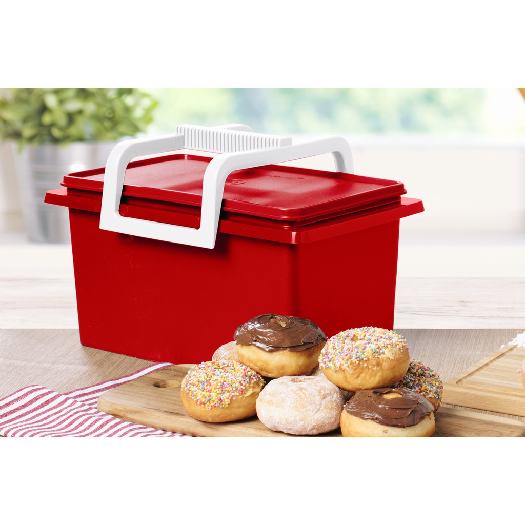 TUPPERWARE 5 KG KEEP N CARRY - RED