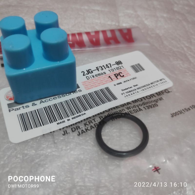 SEAL ORING TUTUP SHOK SOCK SHOKBREAKER SHOCK DEPAN MIO SPORTY ORIGINAL ORI