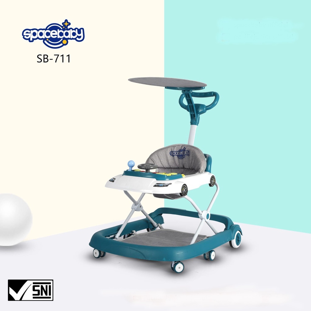 SPACE BABY SB 711 Baby Walker 3 in 1 Push Walker SB711 Alat Belajar Jalan Bayi SPACEBABY SB 701Baby Walker 2 in 1 SB701