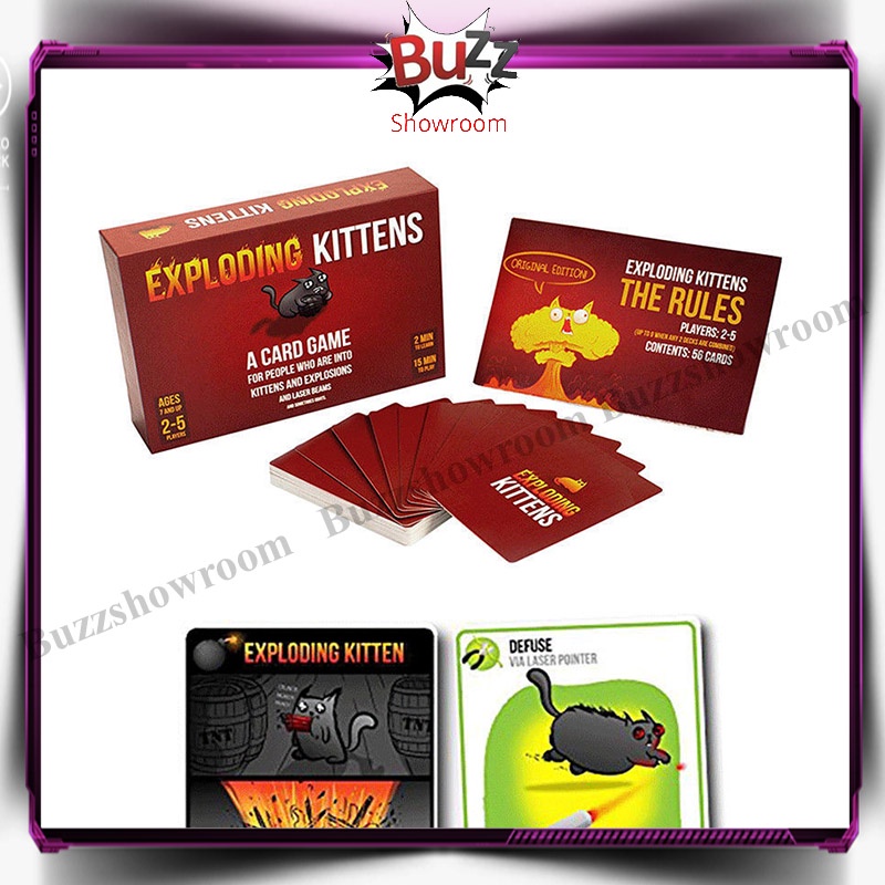 Exploding Kittens/Exploding Kitten Board Games Card Game