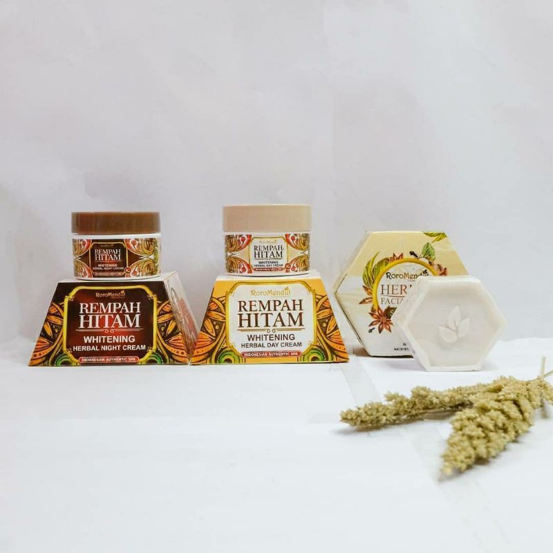 Roro Mendut Paket Starter Rempah Hitam / Krim Roro Mendut / Roro Mendut Starter / Whitening Krim