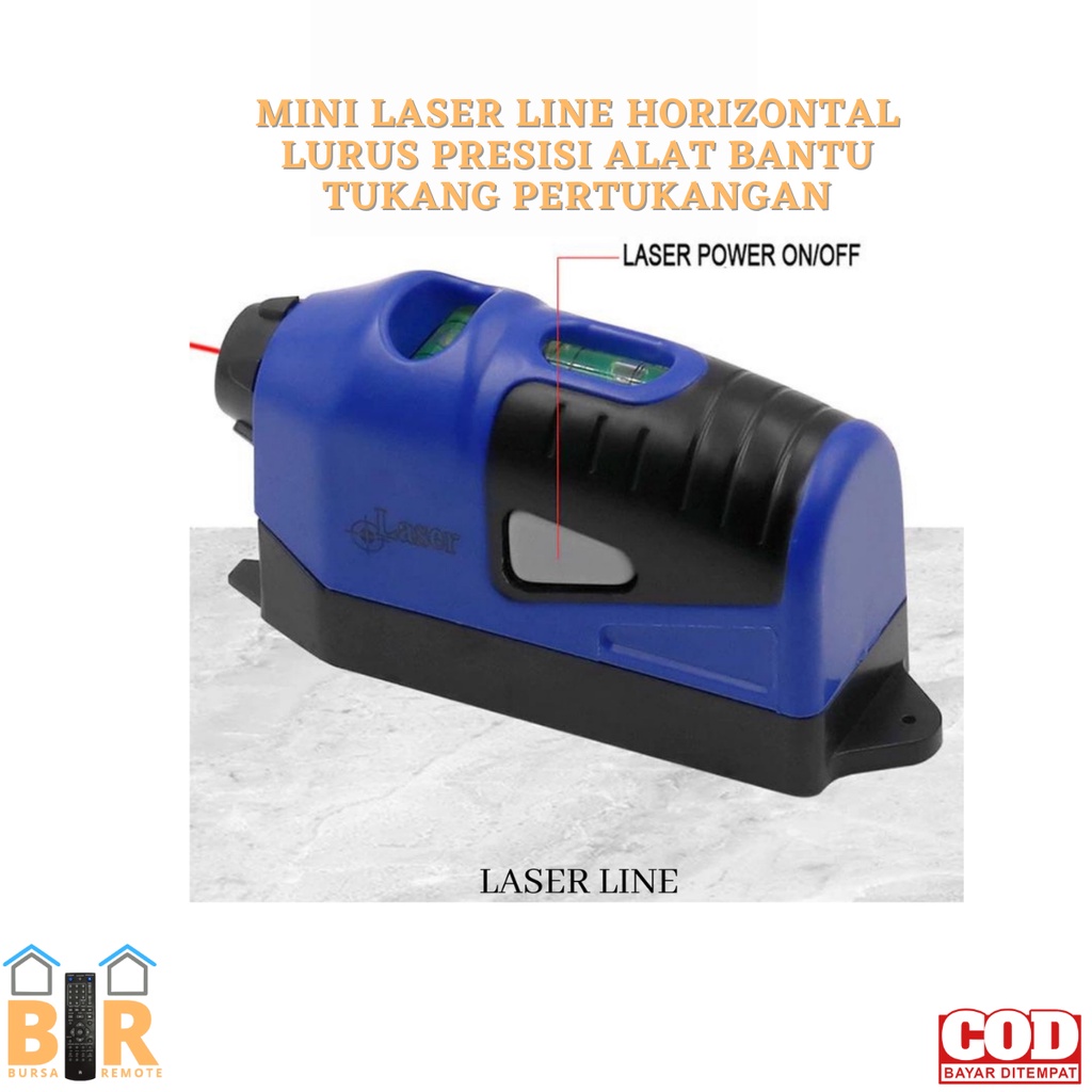 Mini Laser Line Horizontal LURUS PRESISI alat bantu tukang pertukangan