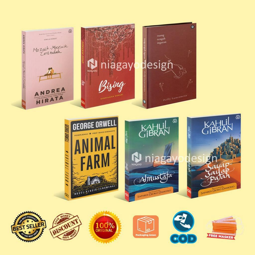 Buku Novel Kahlil Gibran Sayap Sayap Patah Al Mustafa Ruang Tengah Ingatan Prilly Latuconsina