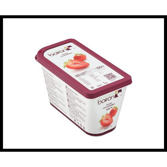 

Boiron Puree Strawberry 1Kg / Puree Rasa Strawberry Kemasan 1Kg