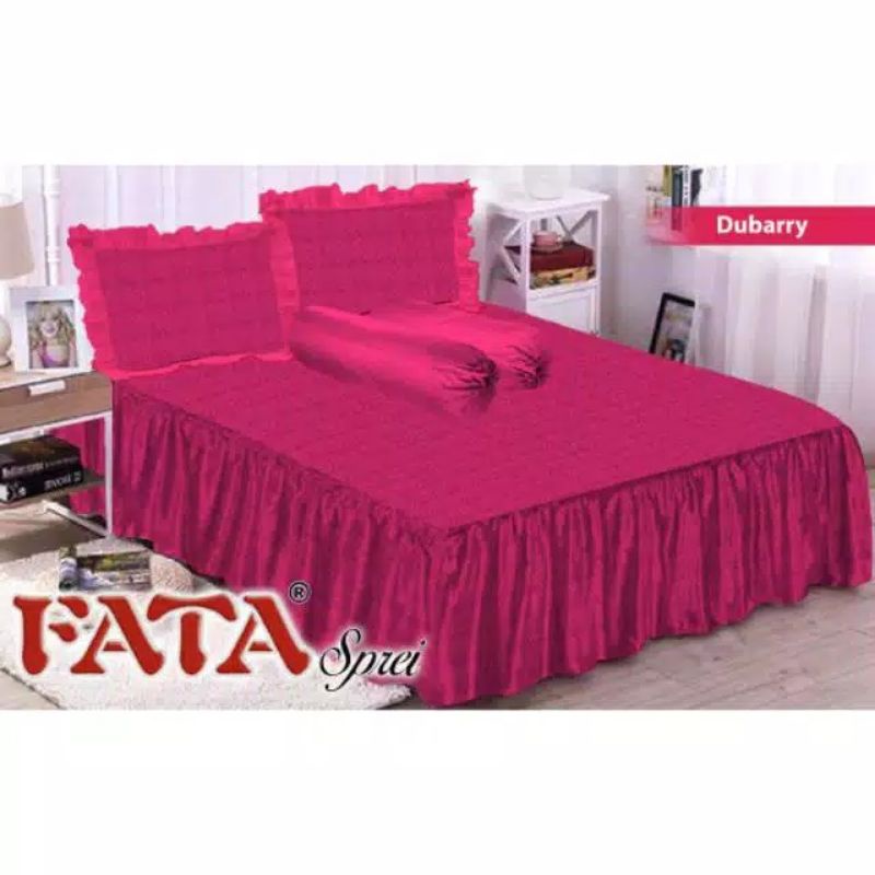 Sprei Rumbai - Fata Sprei Rumbai Polos Warna Dubarry Ukuran 180x200 & 160x200