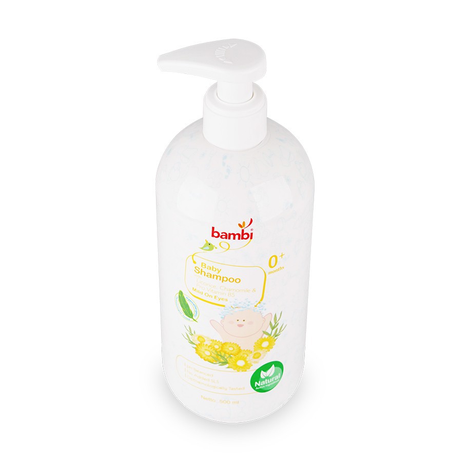 Bambi Baby Shampoo Pump 500ml / refill 450ml