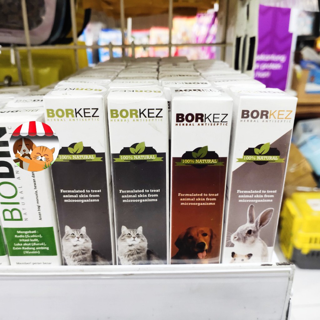 Borkez Spray Antiseptic Anjing - Obat Penyakit Kulit Anjing 30ml