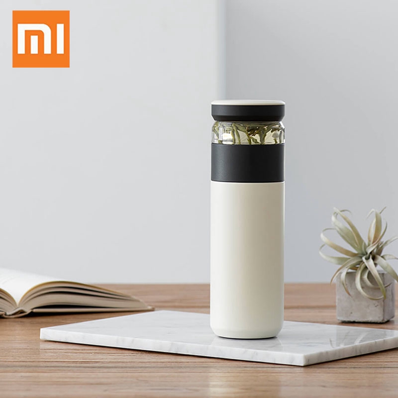 Xiaomi Fun Botol Air Minum Termos 2 Lapis Bahan Stainless Steel Kapasitas 520ml Vacuum Flasks &amp; Thermoses