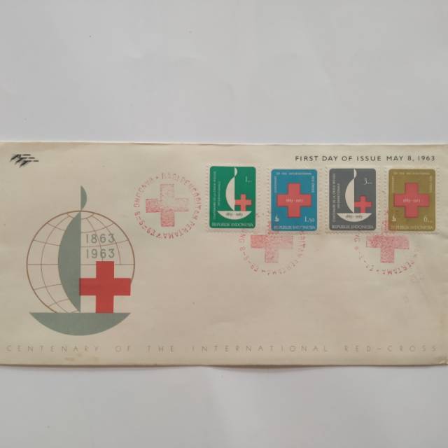 

SHP - Sampul Hari Pertama "Peringatan 100 Tahun Palang Merah" Tahun 1963
