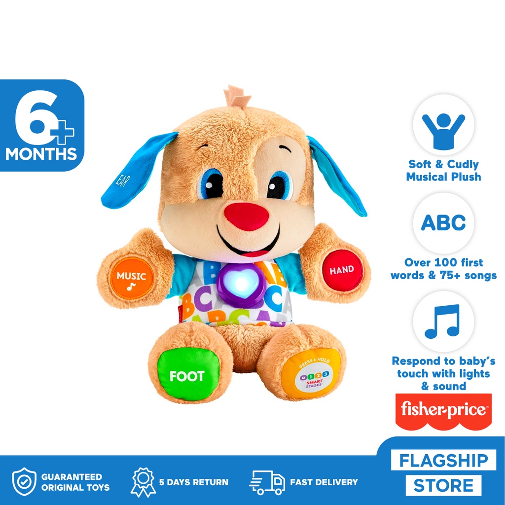 Fisher-Price Laugh &amp; Learn Smart Stages Puppy - Mainan Edukasi Bayi