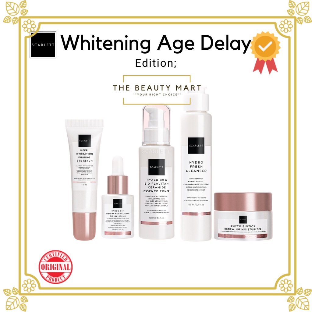 NEW! Scarlett Whitening Age Delay Package Edition - Special Edition