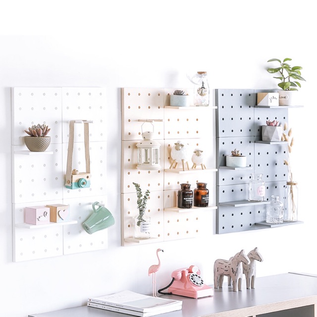 Rak Dinding Lubang Multifungsi Storage Organiser