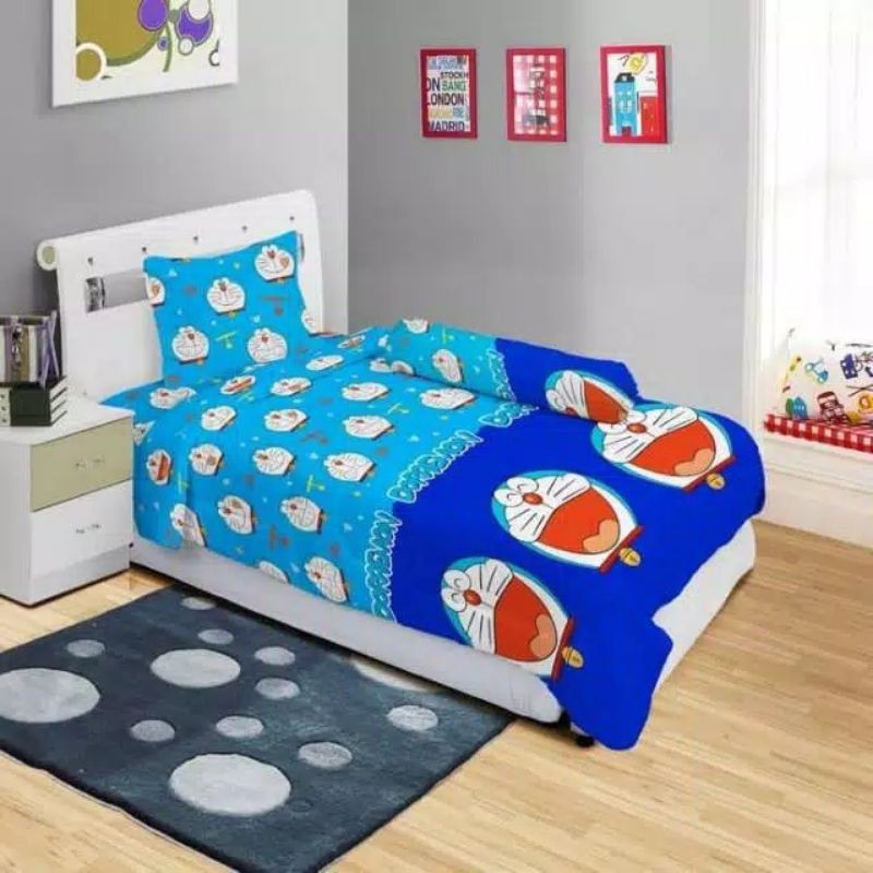 Sprei Doraemon 120x200 - Sprei Doraemon - Sprei Single - Sprei bonita