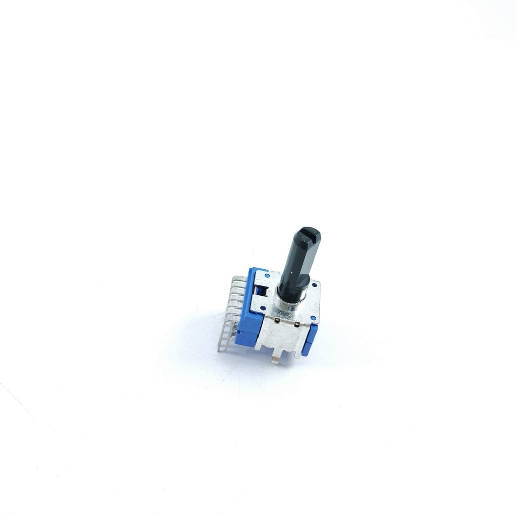 Potensio 14 pin Tekuk 20k Potentio Mixer Segi Biru 2 Baris 2x7 kaki