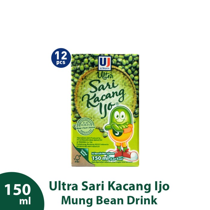 

Ultra Sari Kacang Ijo 12x150ml (BERKUALITAS)
