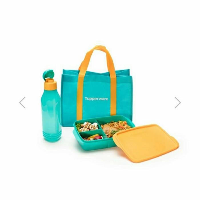 Tupperware cool teen lunch box set tempat minum tempat makan