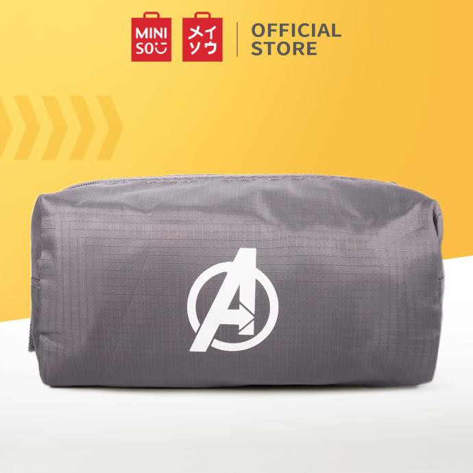 MINISO Marvel Tas Penyimpanan Travel Bag Multifungsi Storage - Abu-abu