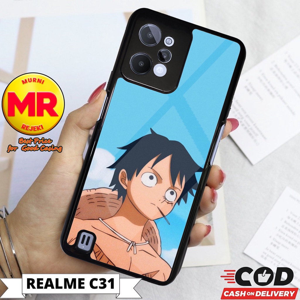 Case Realme C31 Casing Realme C31 Terbaru Anime Luffy Termurah Terlaris Hardcase Softcase Glossy 2d