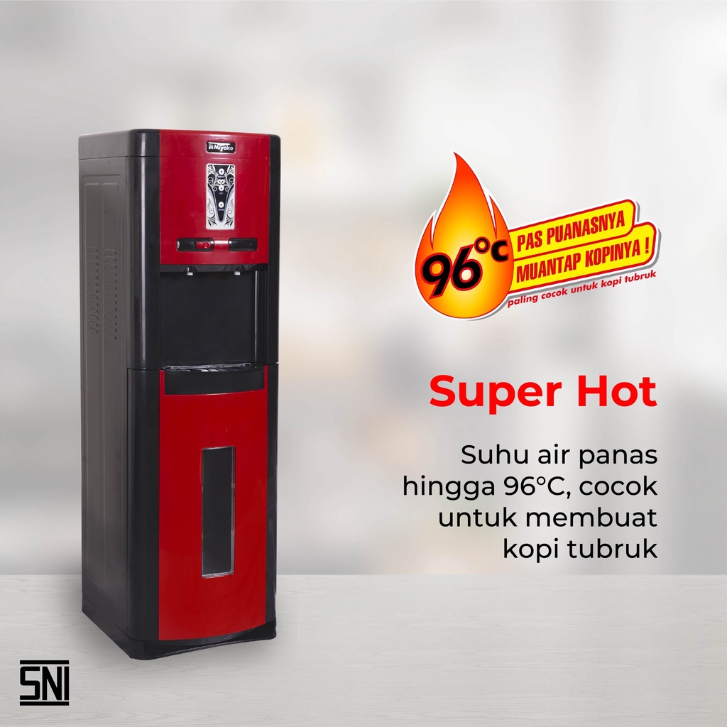 Dispenser Miyako WDP 200 Hot &amp; Normal Galon Bawah Garansi Resmi