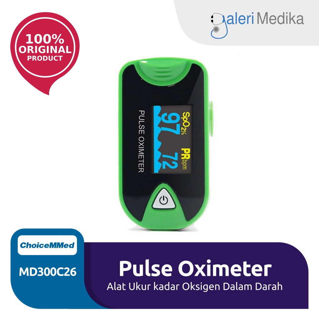 Choicemmed Fingertip Pulse Oximeter MD300C26 - Alat Ukur Kadar Oksigen