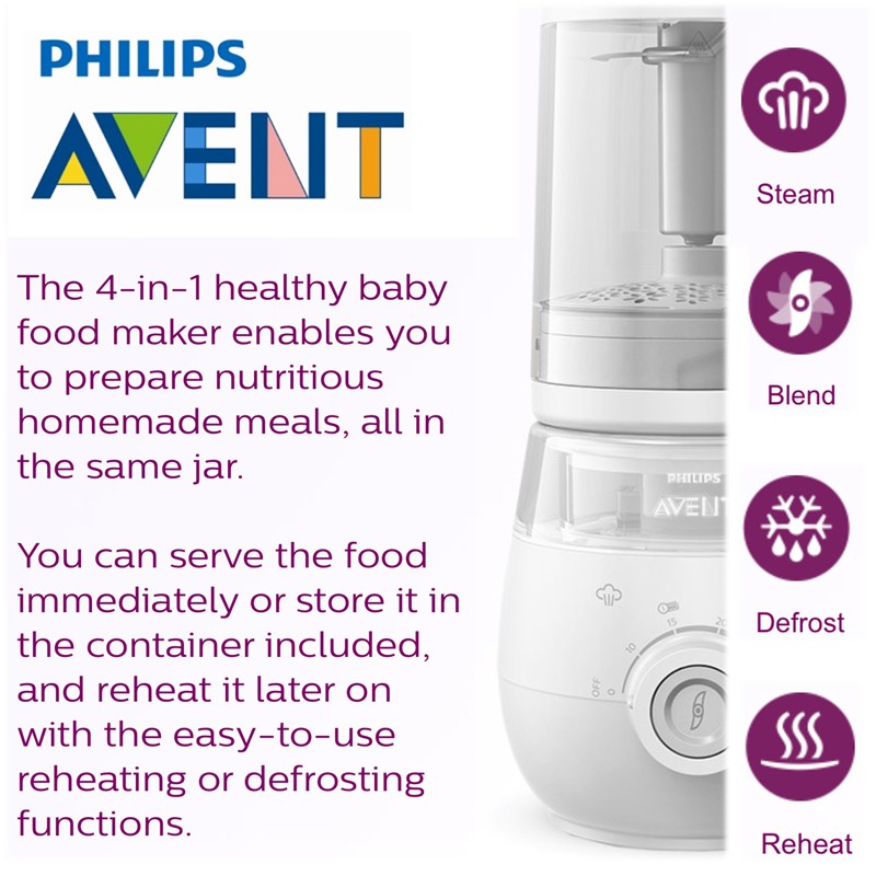 Philips Avent 4 in 1 Healty Baby Food Maker