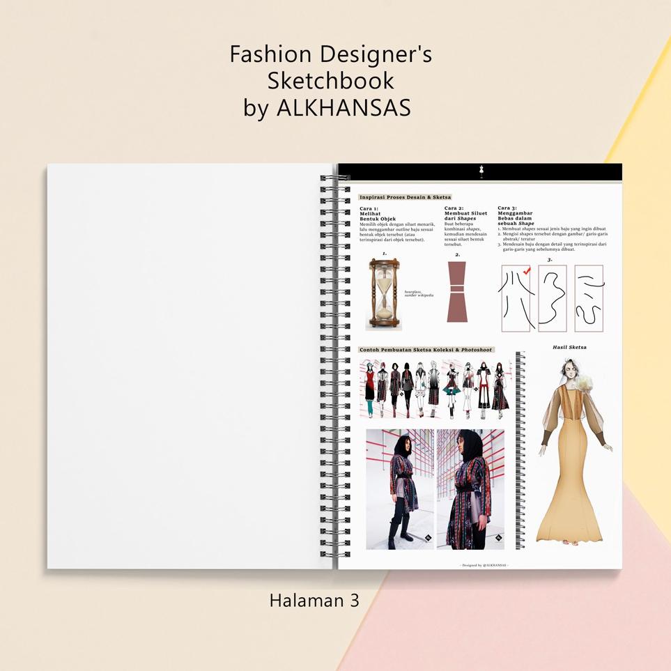 

Grosir Alkhansas - Buku Gambar Fashion Designer (Fashion Designer's Sketchbook) Volume 8 や
