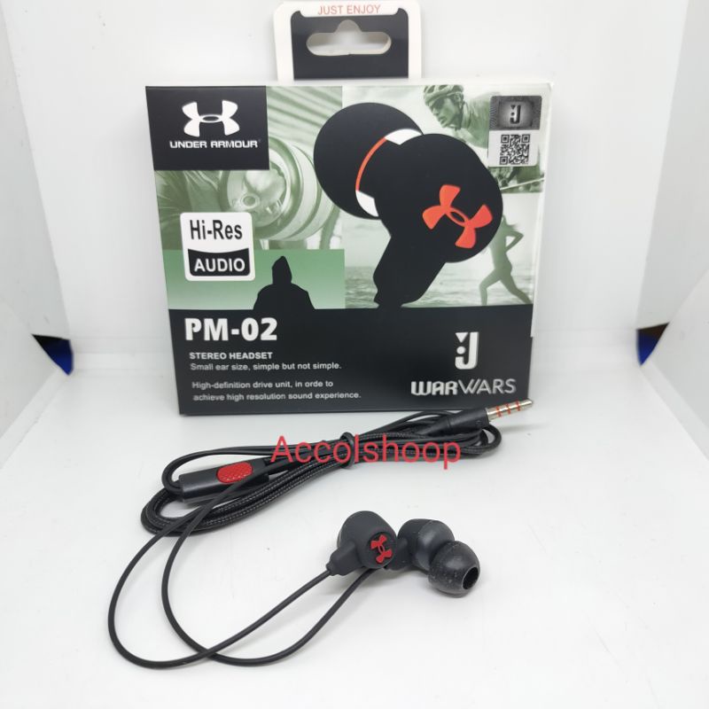 Handsfree JBL PM02 Headset Stereo JBL Wars Audio Super Bass