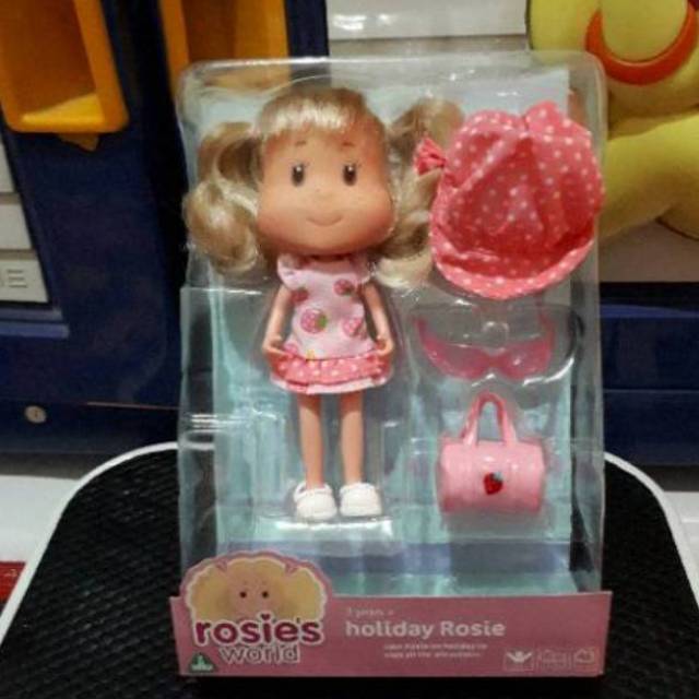 R1 7A Barbie - Rosie's World Doll - Rosie Holiday set