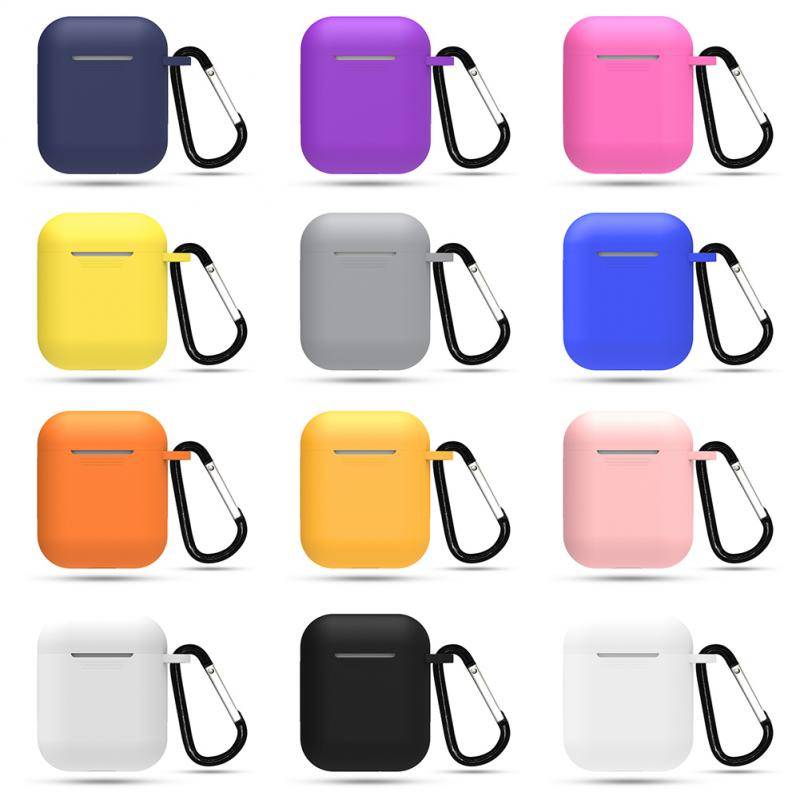 Casing Soft Case Silikon Shockproof Untuk Apple Airpods 1 / 2 / 1